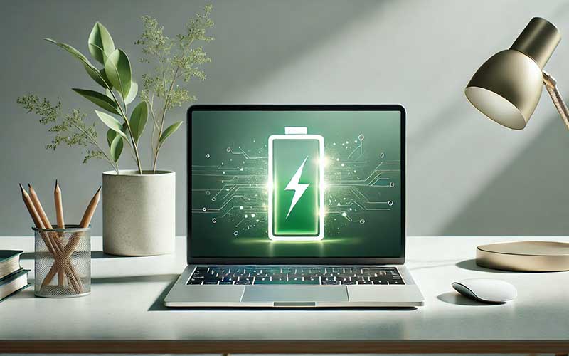 افزایش عمر مفید باتری لپ‌تاپ | راهنمای کامل نگهداری و بهینه‌سازی شارژ